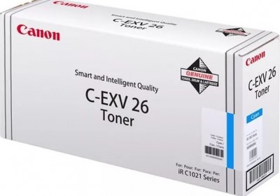 Canon C-EXV26C  1659B006  Тонер для IR C1021i Голубой, 6000 стр.