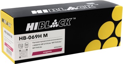 Картридж Hi-Black 069HM (HB-069H-M) Magenta для Canon i-SENSYS LBP673Cdw/ MF752Cdw/ MF754Cdw, пурпурный, увеличенный, 5500 стр.