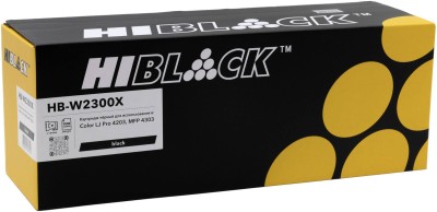 Картридж Hi-Black W2300X (HB-W2300X) Black (с чипом) для HP Color LaserJet Pro 4203/ MFP 4303, чёрный, увеличенный, 7,5K
