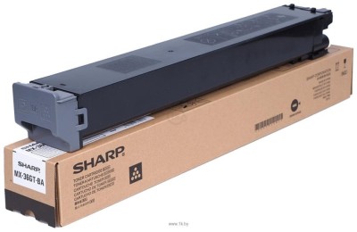 Картридж Sharp (MX-36GTBA/MX36GTBA) Black оригинальный для Sharp MX-2610/ MX-3110/ MX-3610/ MX-2640/ MX-3140/ MX-3640, чёрный, 24000 стр.