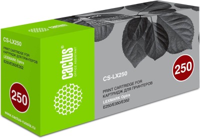 CS-LX250 Картридж Cactus для принтеров Lexmark Optra E250/E350/E352 черный (3 500 стр.)