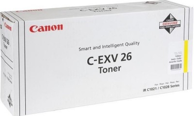 Canon C-EXV26Y 1657B006  Canon Toner C-EXV26Y Yellow 